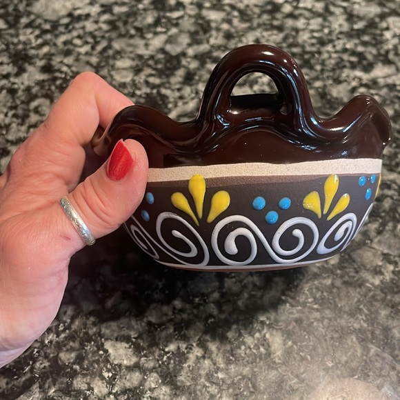 Hand Painted Salsa Bowl - Picture 5 of 6